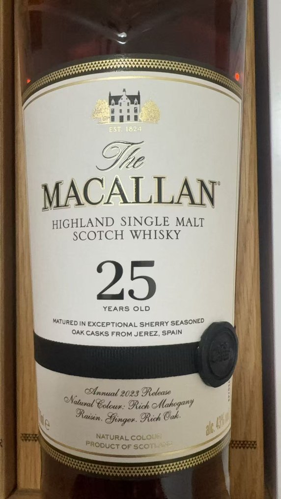 Macallan 25 years old Sherry Oak Casks Annual 2023 Release  - 700毫升 #1.0
