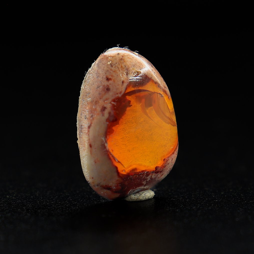 Mexican Cantera Fire Opal • NO RESERVE PRICE • 6.23 ct - Height: 16 mm - Width: 12 mm- 1.24 g - (1) #3.2