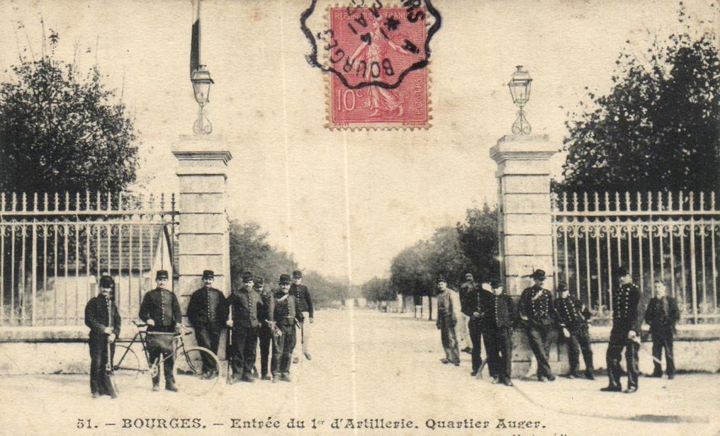 Ranska - Sotilaskasarmit ja -elämä - erityisesti ensimmäisen maailmansodan aikaan ja kasarmielämän eri - Postikortti (100) - 1900-1940 #2.1