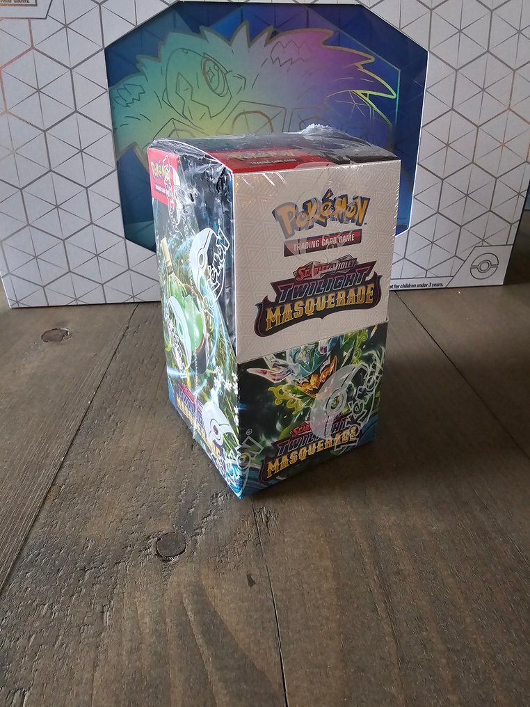 Pokémon - 1 Booster box - Twilight Masquerade Half Booster Box - 18 Packs - Sealed Good Condition - Scarlet & Violet - Twilight Masquerade #1.0