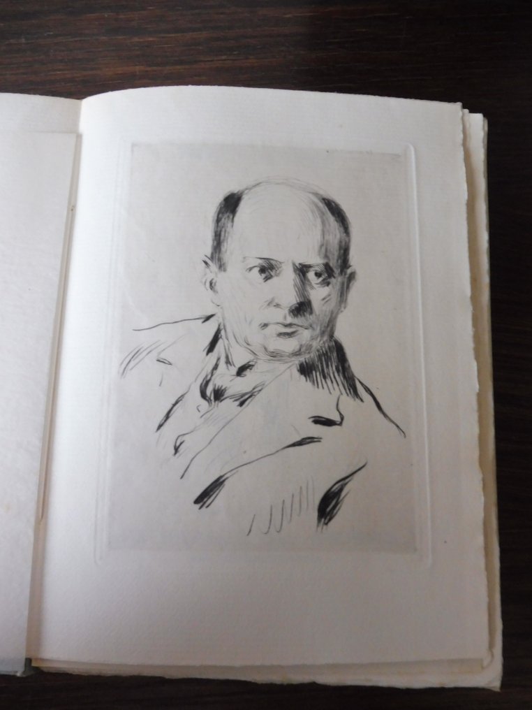 Valery Larbaud - Notes sur Antoine Héroët et Jean de Lingendes. Portrait de l'auteur par L. Madrassi. Illustrations - 1927 #1.0