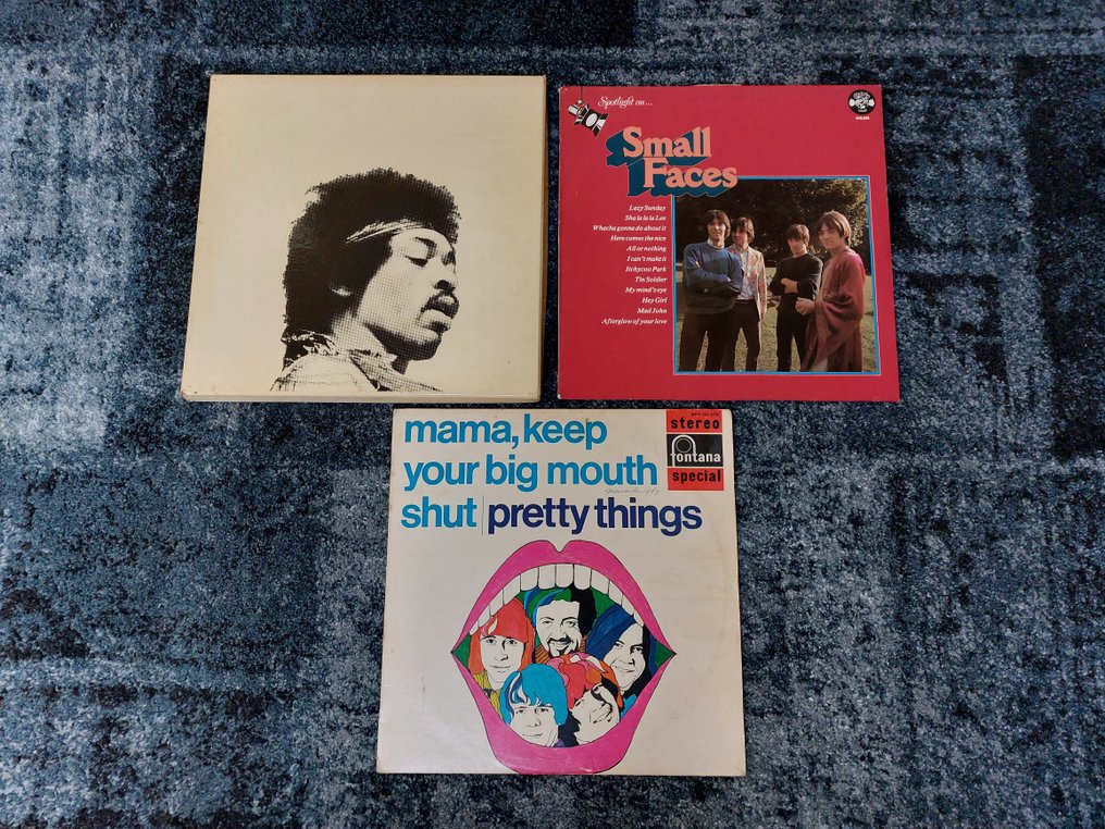 Jimi Hendrix, The Pretty Things, The Small Faces - Starportrait Jimi Hendrix; -  Mama, Keep Your Big Mouth Shut; -  Spotlight on Small Faces - Multiple titles - LP Albums (multiple items) - Various pressings (see description) - 1967 #1.0