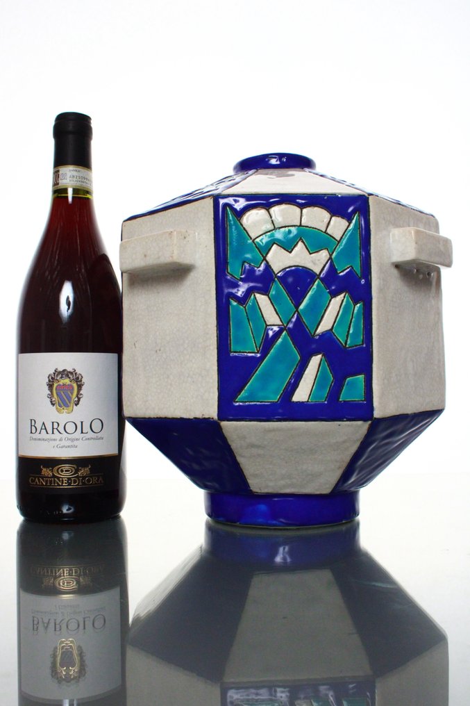 Keramis Boch - Charles Catteau - Vase - D.1195 - Fajance #1.0