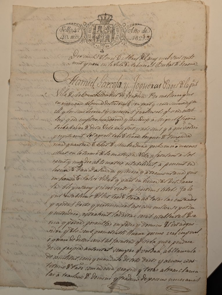 Manuscrito - Manuscrito - 1829 #1.0