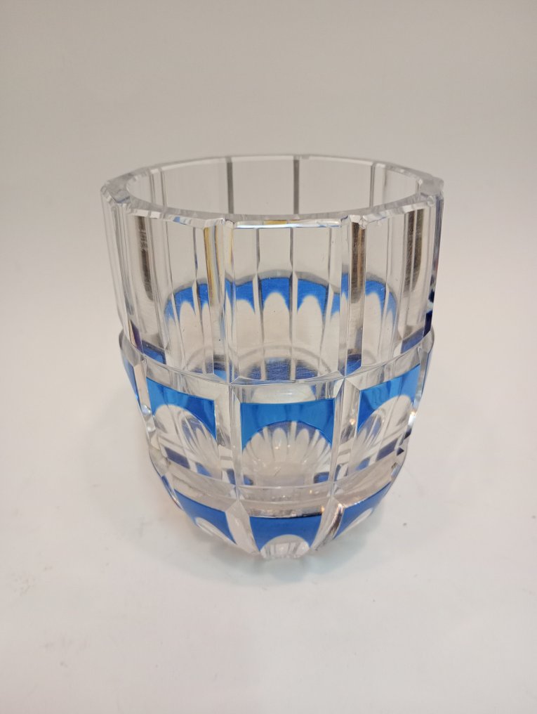 Val Saint Lambert - Charles Graffart - 花瓶 -  Charles Graffart  - 水晶 - Le Clercq geslepen krista #1.0