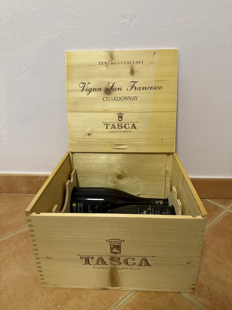2016 Tasca Vigna San Francesco Chardonnay - Sycylia - 3 Butelki (0,75l) #4.3