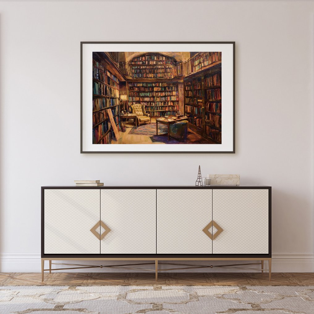 Irina Collins - Sanctuary of Books XL · NO Reserve #4.3