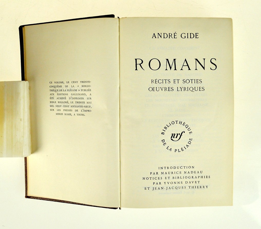 André Gide - [Pléiade] Œuvres - 1954-1972 #4.3