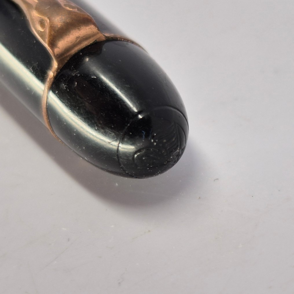 Pelikan - 120 - F nib - Black and green - 1950's - Zonder Minimumprijs - Vulpen #2.1