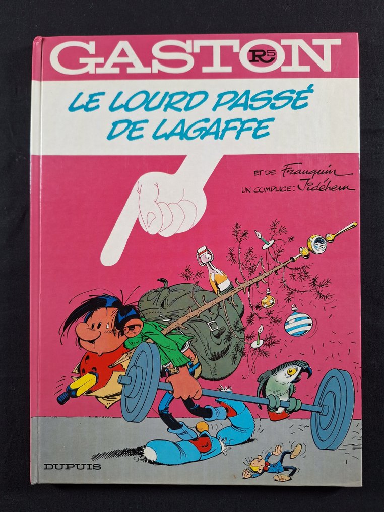 Gaston R5 - Le Lourd Passé de Lagaffe + ex-libris Schlirf - C - 1 Album - First edition - 1986 #1.0