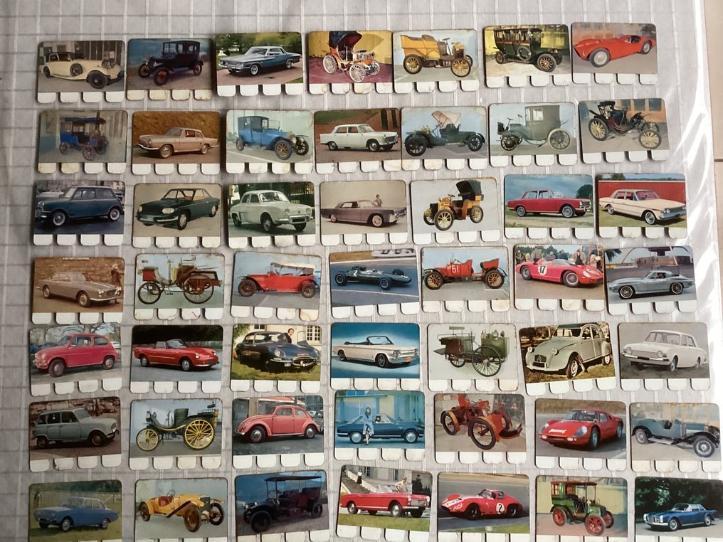 Jernbilplader - Coop - IJzeren auto plaatjes - 1970 #1.0