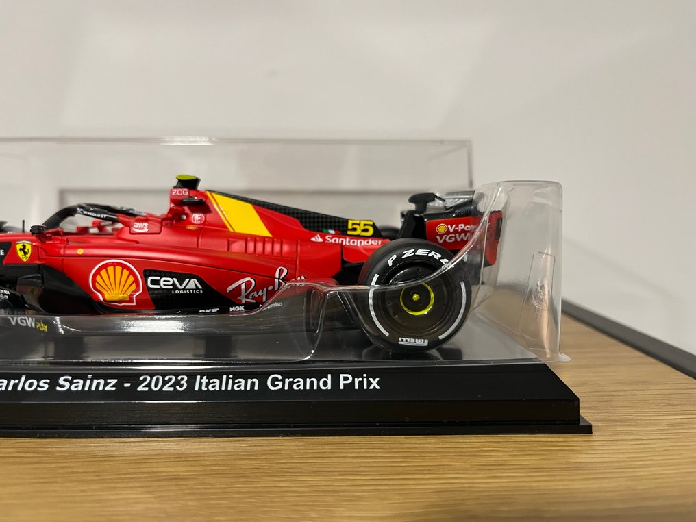 Altaya 1:24 - Model raceauto - Ferrari SF-23 - Carlos Sainz 2023 - GP Italië 2023 #3.2