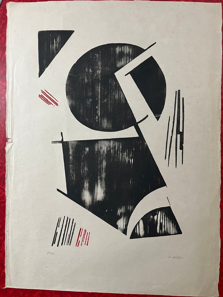 Anton Hiller (1893-1985) - Composición abstracta #2.1