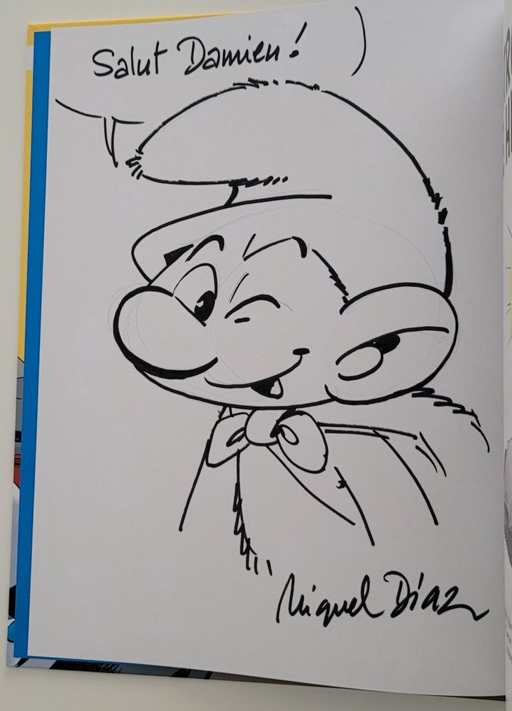 Les Schtroumpfs T33 - Schtroumpf le Héros + dédicace - C - 1 Album - 再版 - 2022 #4.3