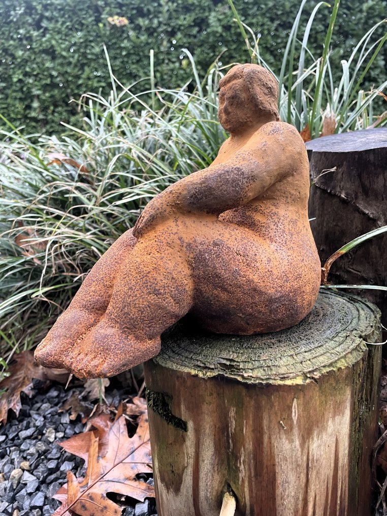 雕塑, Dikke dame - 20 cm - 铸铁 #1.0
