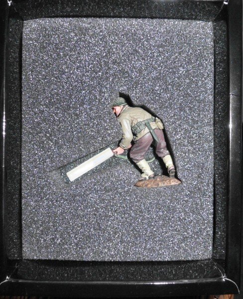 King & Country - Figure - King & Country DD185 Amerikaanse soldaat met geweer en bajonet (miniatuur) - Tin #3.2