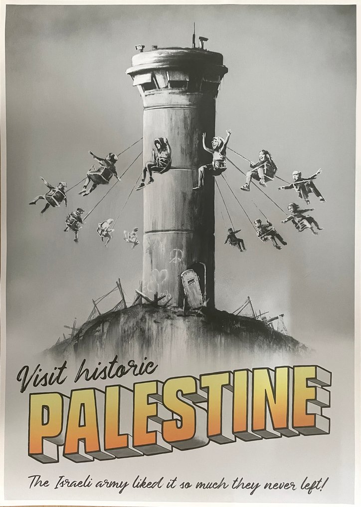 Banksy (1974) - Palestine-Poster - 1st edition from WTM @ ExCel London 2018 #1.0