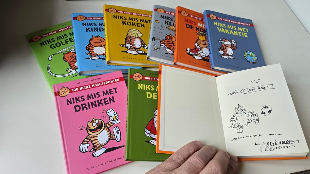 Heinz 1 t/m 9 - Complete reeks niks mis mee + opdrachttekening - 9 Album - Ensipainos - 2011/2013 #1.0