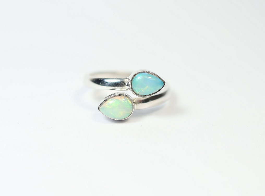 埃塞俄比亚欧泊 / 韦洛欧泊 戒指 / 新- 2.8 g - (1) #1.0