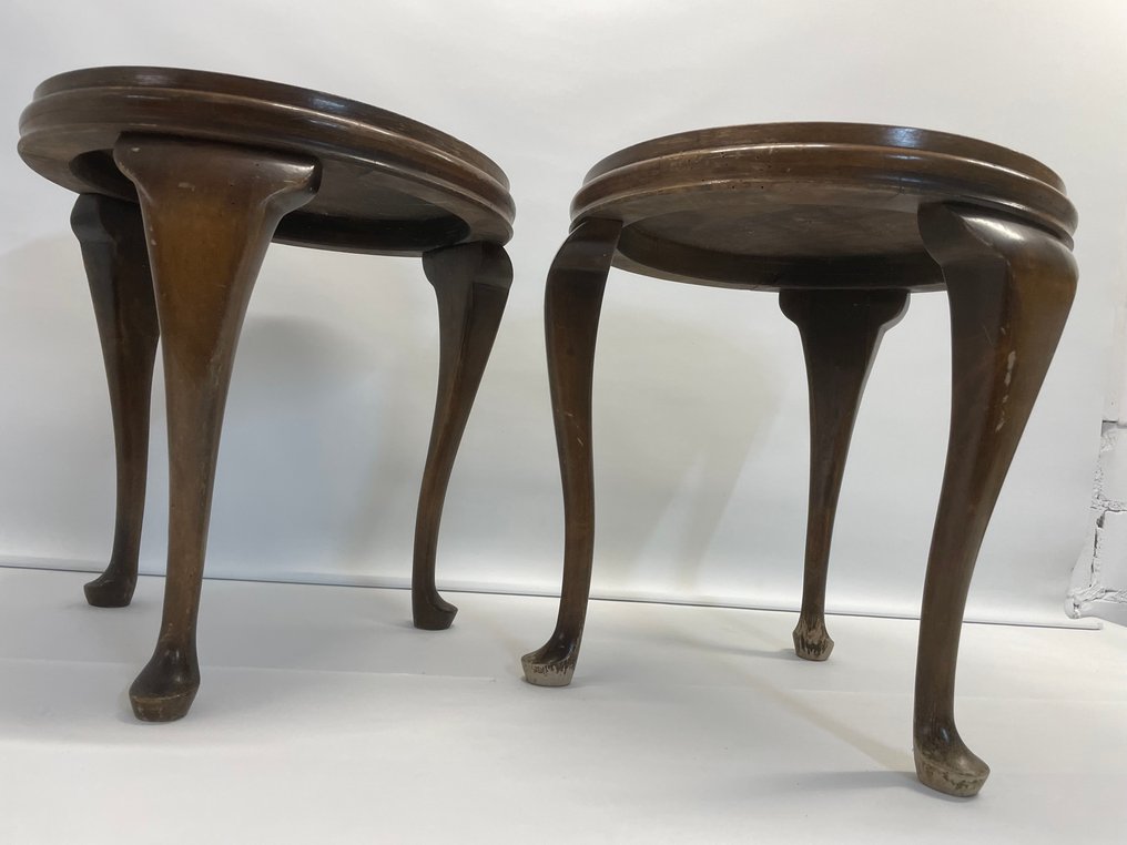 Chippendale Pflanzentisch / Blumentisch - Tavolino di servizio (2) - Tek #4.3