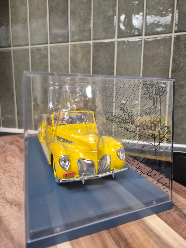 Moulinsart 1:24 - Αυτοκίνητο μοντελισμού - Hachette - Τίντιν – Αυτοκίνητο 1/24 – Το κίτρινο ανοιγόμενο Buick του Haddock #3.2