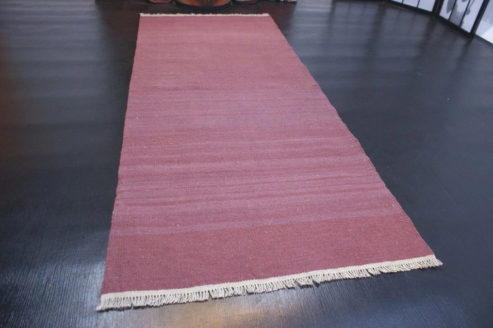 Håndvævet tyrkisk Kelim tæppe uld nyt - Tæppe - 198 cm - 81 cm #1.0