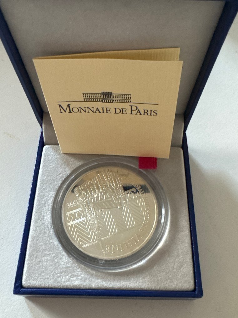 法国. 100 Francs 1996 Wien - 22,2g (.900) Silber PP - in OVP mit CoA  (没有保留价) #1.0