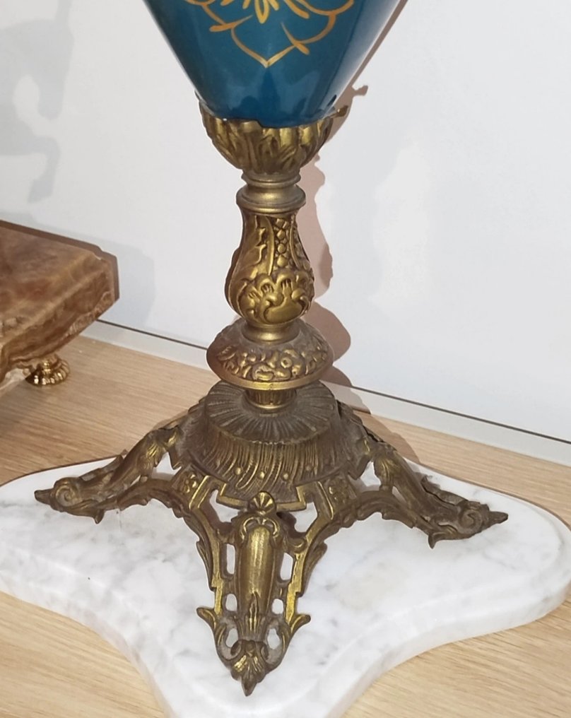 Vase - Porcelaine, Marbre, Bronze - Vase ancien style Louis #3.2