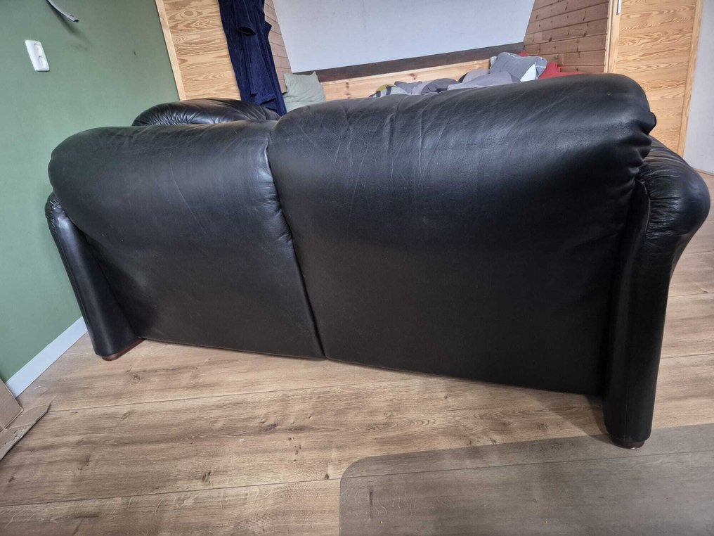 Cassina - Vico Magistretti - Sofa - Maralunga - Leder #4.3