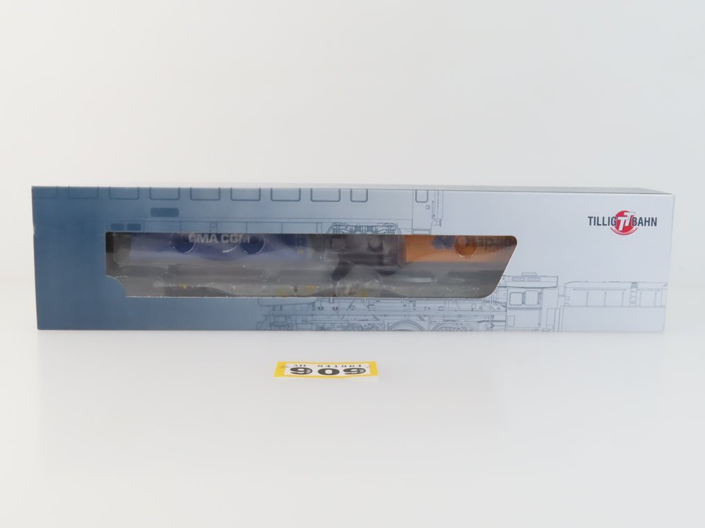 Tillig TT Bahnen TT - 18063 - Model train freight carriage (1) - Double six-axle container carrier - ÖBB #2.1