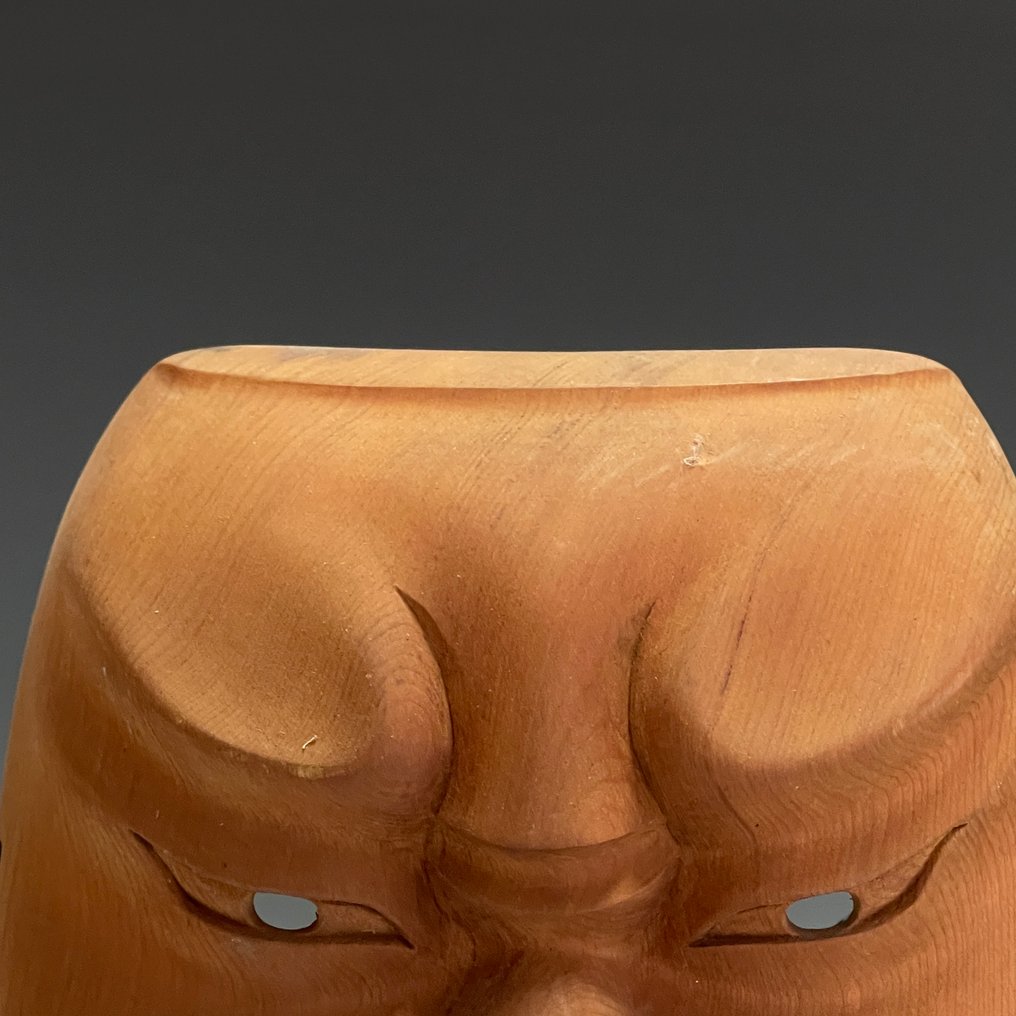 Noh mask - Wood - Buchomen | Sour Face (No reserve price) #1.0