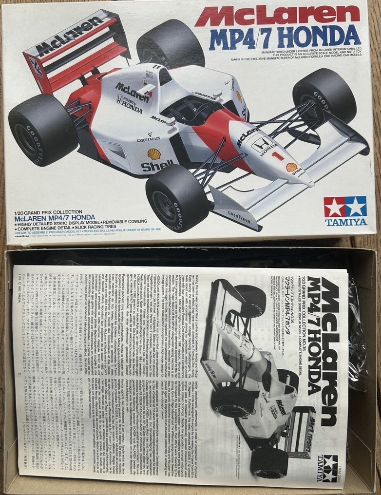 Kit de montagem  - McLaren MP 4/7 A. Senna !! #3.2