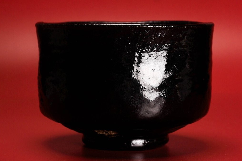 Kuro Raku Chawan — «Teppeki (鉄壁)» - Κεραμικό - Shōetsu Heian 平安祥悦 - Ιαπωνία - Heisei period (1989-present) #4.3