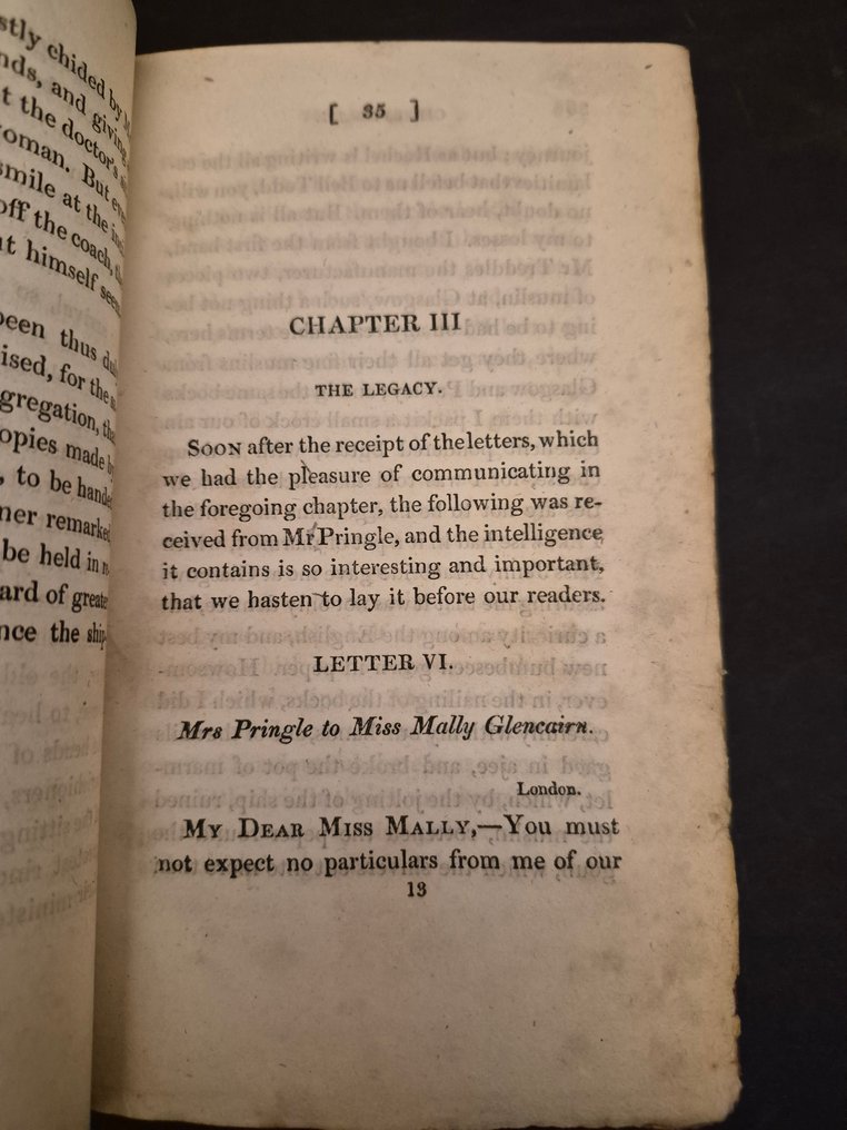 John Galt - The Ayrshire Legatees; or, The Pringle Family. - 1821 #4.3