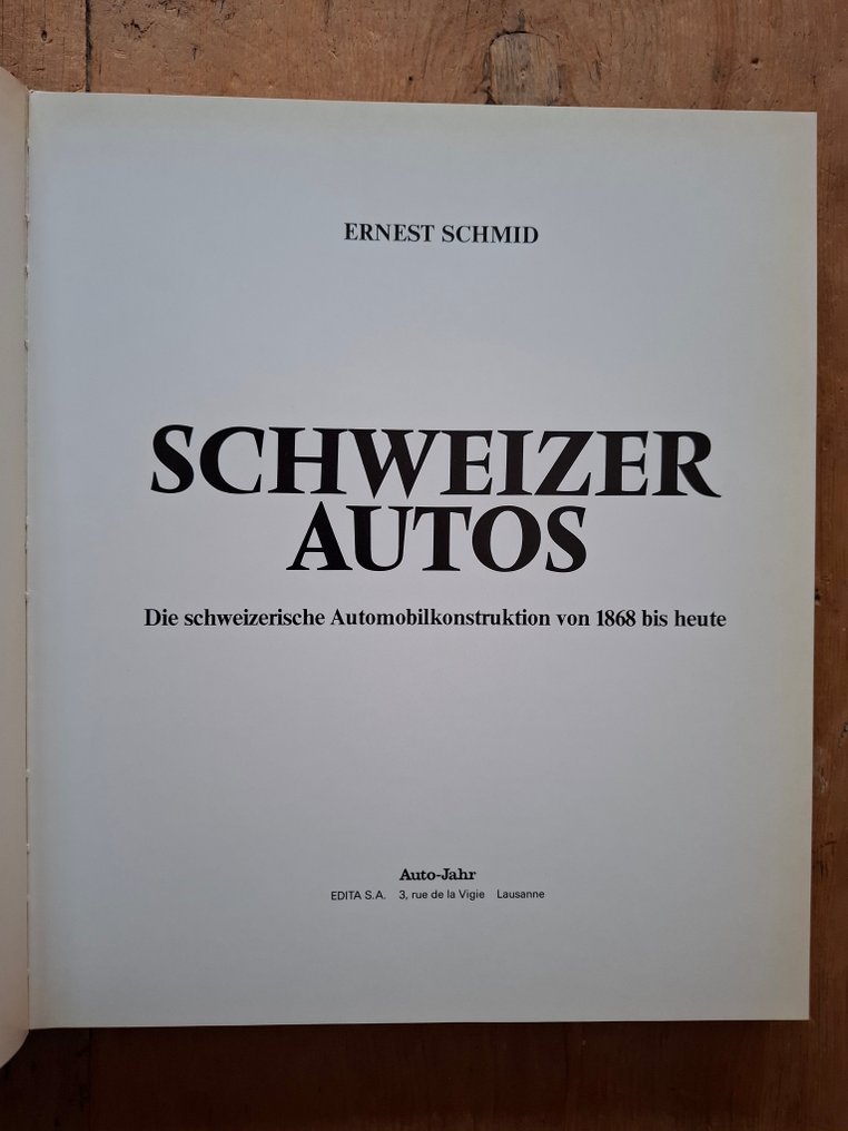 Book - Various car brands - Schweizer Autos - 1978 #2.1