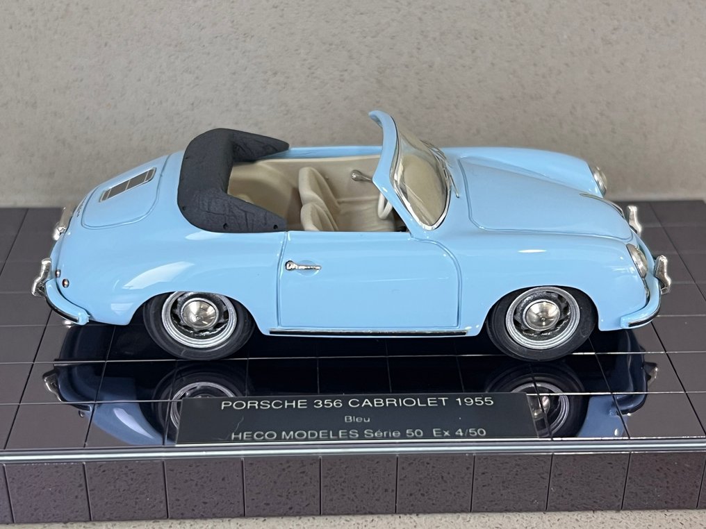 Heco Modeles 1:43 - Modellauto - Porsche 356 Cabriolet 1955 - Limitierte Edition, 4 von 50 Stück. #1.0