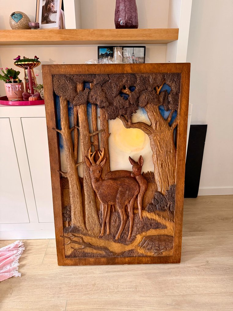 1930s signed - 雕刻 木 - 德国  (没有保留价) #1.0