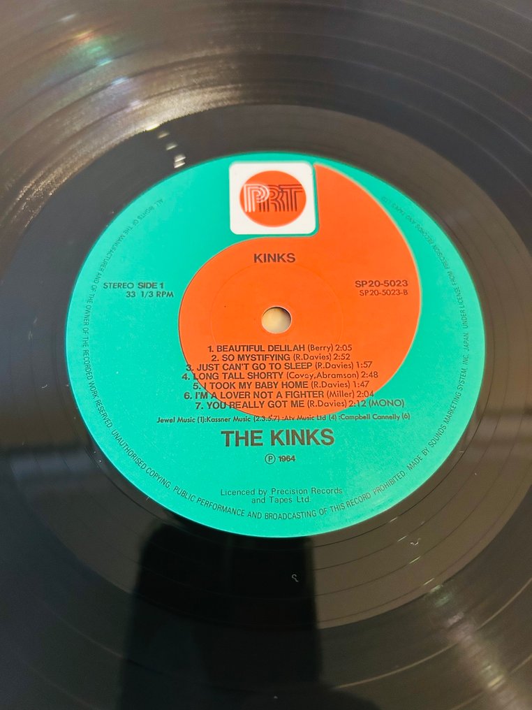Kinks - Kinks - 黑胶唱片 - 日本媒体, Reissue - 1983 #3.2