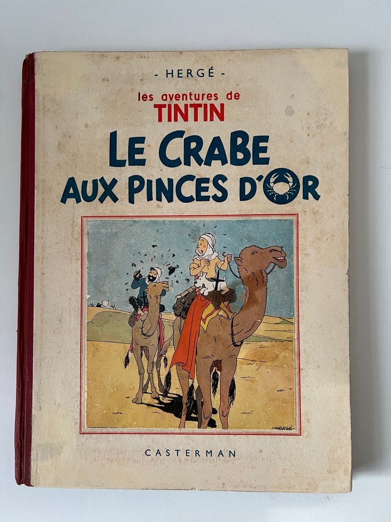 Tintin T9 - Le crabe aux pinces d'or N&B (A13) - C - 1 Restored album - First edition - 1941 #1.0