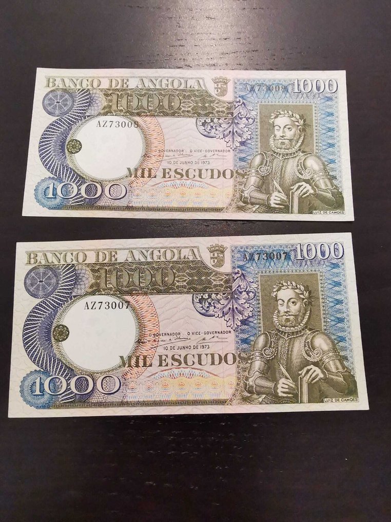 Angola. - 35 banknotes 1973  (No Reserve Price) #3.2