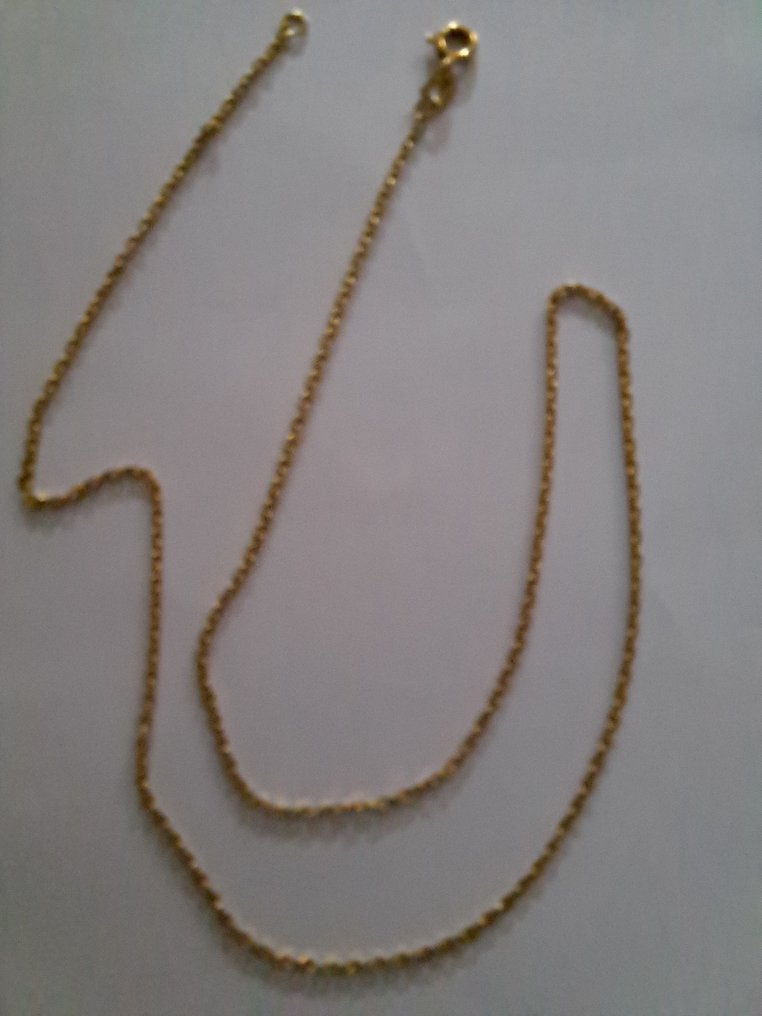 沒有保留價 - 頸鏈 - 18 克拉 黃金 - Colana 18 k #4.3