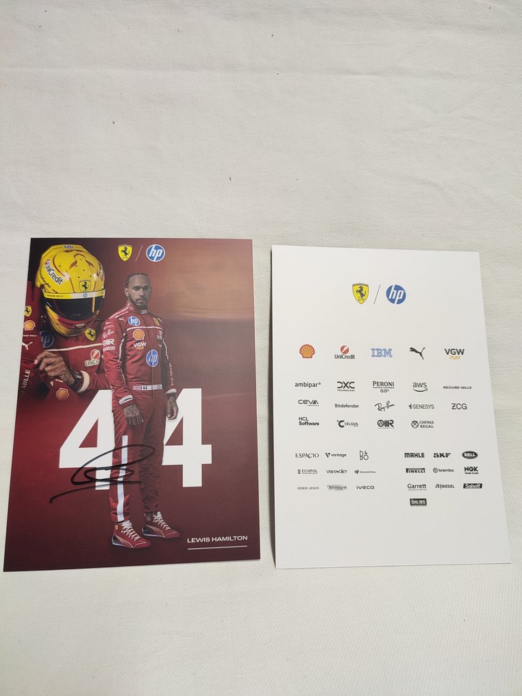 Ferrari - Hamilton & Leclerc - 2025 - Fancard #4.3