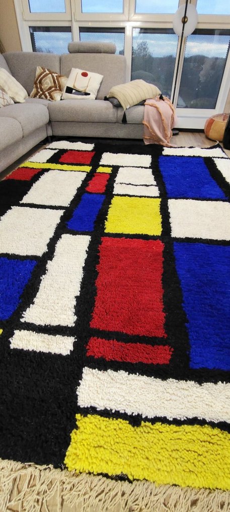 Berbertæppe, gulvtæppe Beni Mellal-tæppe - Tæppe - 305 cm - 218 cm - Type B22.2 #4.3