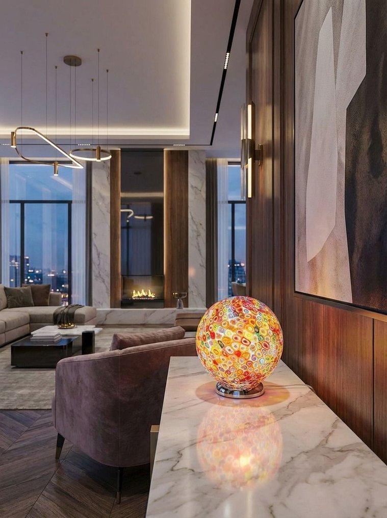 1295 Murano - Table lamp - Murano glass - Murano table lamp #1.0