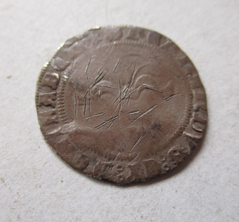Spanje. Reyes Catolicos ( 1474-1504 ). 1/2 real de plata sin ceca (Zonder Minimumprijs) #3.2