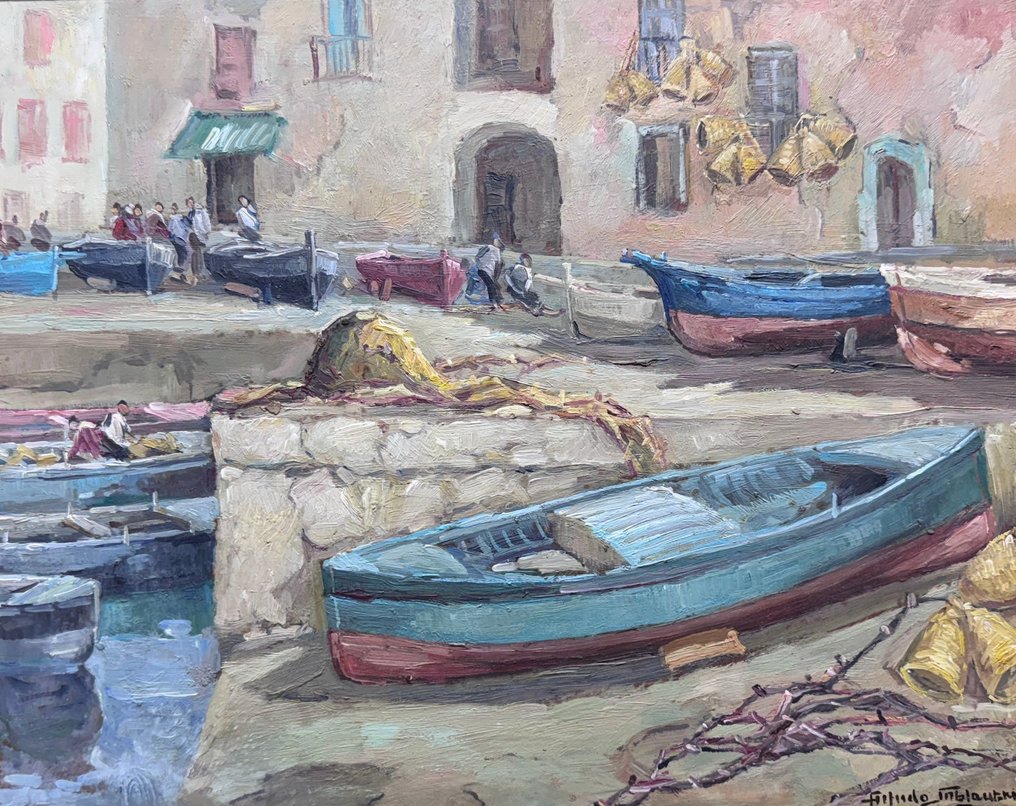 Alfredo Sablautzky (1921-2003) - Pozzuoli - Marina #1.0