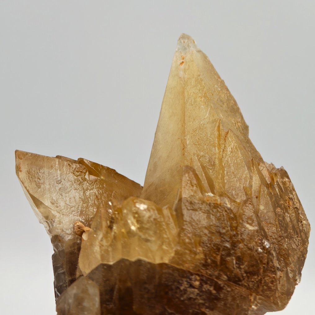 Honey Calcite, Large Crystals, Morocco Crystals on matrix - Height: 107 mm - Width: 97 mm- 943 g #4.3