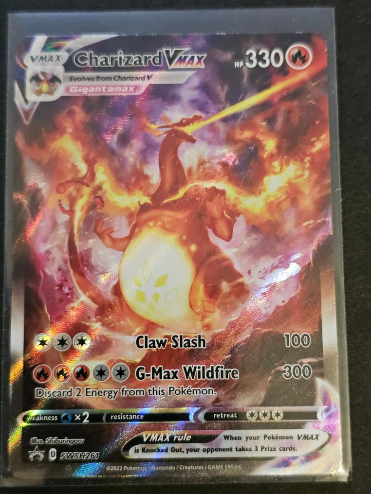 Pokémon - 2 Card - Charizard SWSH260 / SWSH261 Foil, Full art - Sword & Shield #2.1