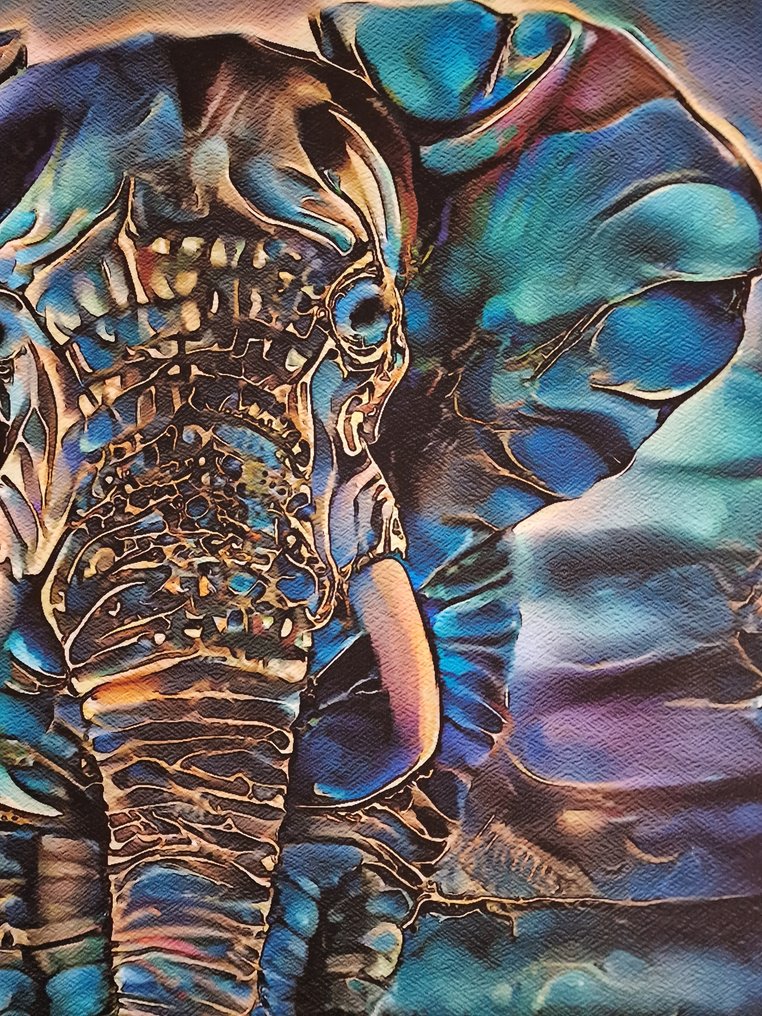 Lea Roche - GOLDISH TRUMP , ELEPHANT - NO RESERVE #4.3