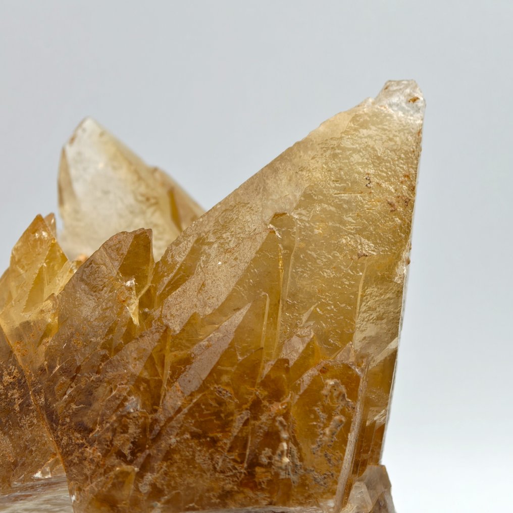 Honey Calcite, Large Crystals, Morocco Crystals on matrix - Height: 107 mm - Width: 97 mm- 943 g #1.0